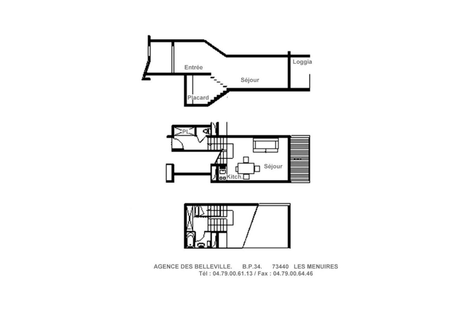 סן-מרטין-דה-בלוויל Residence Cote Brune - Studio Duplex Lumineux - Depart Et Retour Ski Aux Pieds - Balcon Mae-1704 מראה חיצוני תמונה